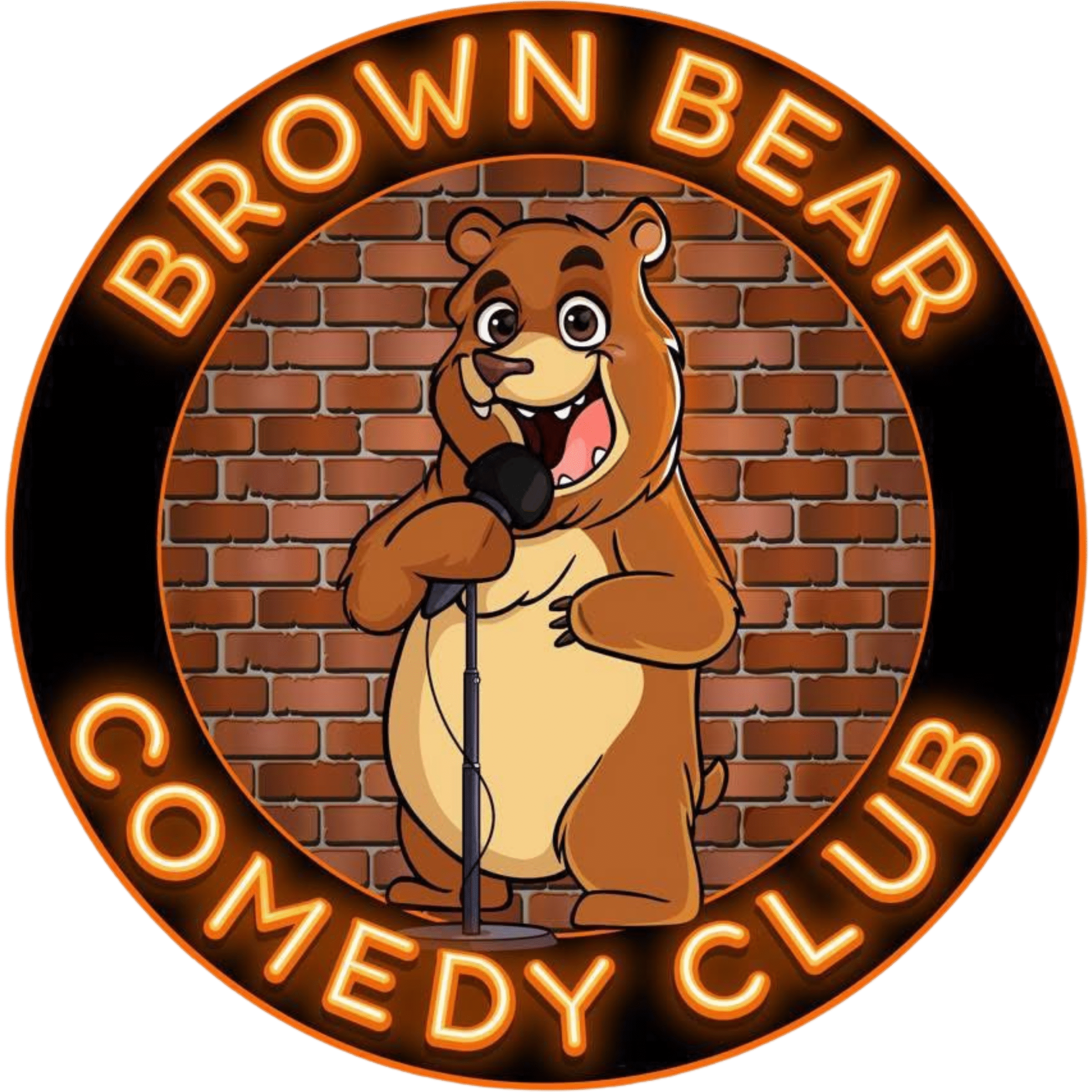 Brown Bear Comedy Logo